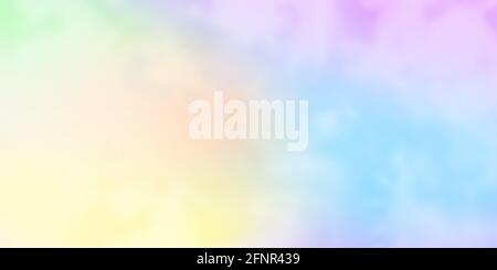 Abstrakt Weichzeichnen Bunte Farbe spritzt Aquarell Hintergrund mit mehreren Farbverlauf. Moderne Farben Tapete Design Stockfoto
