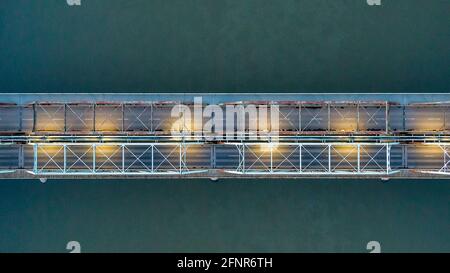 Low Level Bridge, Edmonton, Alberta Stockfoto