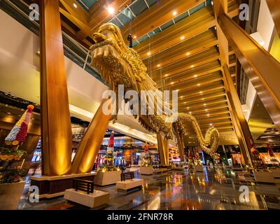 Las Vegas, 26. JANUAR 2021 - Innenansicht des Aria Resort Stockfoto