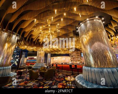 Las Vegas, 26. JANUAR 2021 - Innenansicht des Cosmopolitan Casino Stockfoto