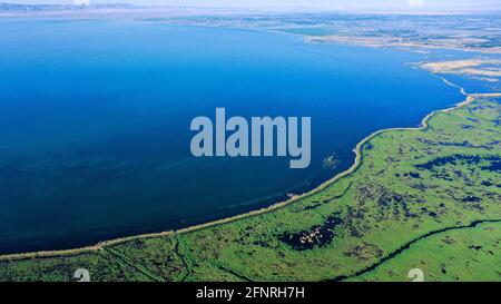 Bayingolin, China. Mai 2021. Die Schönheit des Schilfmeers am Bosten See in Bayingolin, Xinjiang, China am 18. Mai 2021.(Foto: TPG/cnsphotos) Quelle: TopPhoto/Alamy Live News Stockfoto