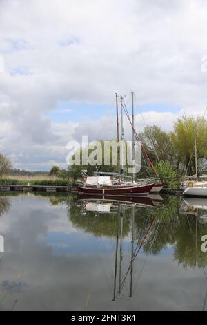 exeter-Kanal in der Nähe des Turf-Beckens Stockfoto
