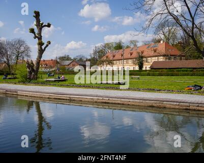 Schloss Luebbenau im Spreewald Stockfoto