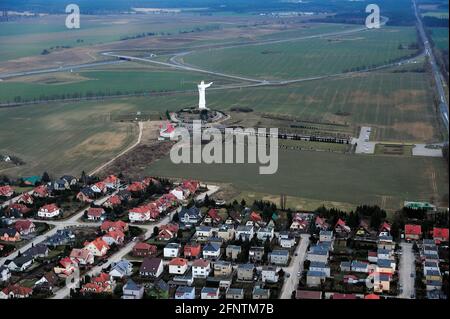 Abbildung von Jesus Christus König des Universums, Swiebodzin, Polska, Europa, Christus, Jesus, Sculpulture, Swiebodzin, Polska, Europa, Stockfoto