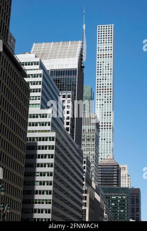 432 Park Avenue Wolkenkratzer in New York City, USA Stockfoto