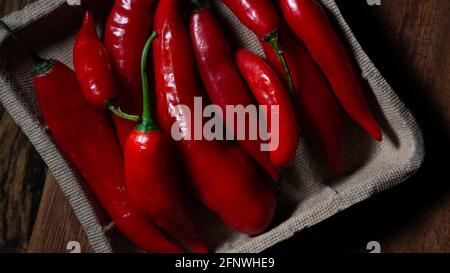 dedo de moça, brasilianischer Chili Stockfoto