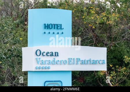 Szene in Varadero, Kuba Stockfoto