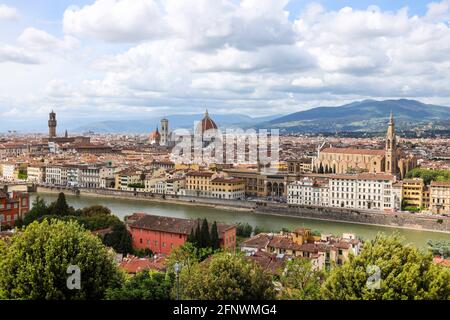 14. Mai 2021, FIRENZANO, ITALIA: 19/05/2021 Florenz, Plätze und Kunstdenkmäler in der Wiege der Renaissance (Bild: © Fabio Sasso/ZUMA Wire) Stockfoto