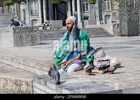 sdf dans la ville de liège en Belgique Stockfoto