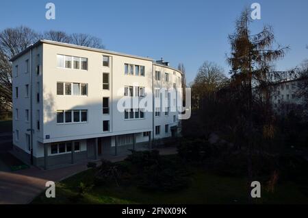 Wohngebäude der Warschauer Wohngenossenschaft, Zoliborz-Bezirk, Warschau, Polen Stockfoto