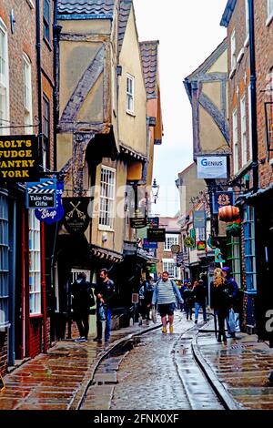 Die Shambles, York, England Stockfoto