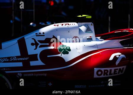 99 GIOVINAZZI Antonio (ita), Alfa Romeo Racing ORLEN C41, während der Formel-1-Weltmeisterschaft 2021, großer Preis von Monaco vom 20. Bis 23. Mai in Monaco - Foto Antonin Vincent / DPPI / LiveMedia Stockfoto