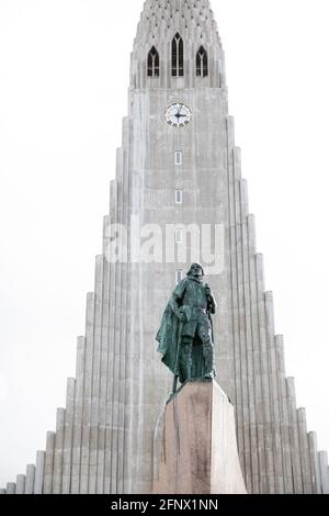 Hallgrimskirkja Kirche, Reykjavik, Island Stockfoto