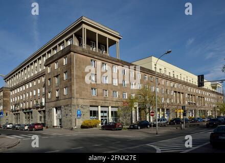 Wohnhaus von Praga ! Nachbarschaftssicht im Bezirk Praga Polnoc, Warschau, Polen Stockfoto