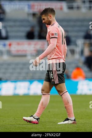 Newcastle, England, 19. Mai 2021. Gegen Oliver Norwood von Sheffield Utd während des Spiels der Premier League im St. James's Park, Newcastle. Bildnachweis sollte lauten: Darren Staples / Sportimage Credit: Sportimage/Alamy Live News Stockfoto