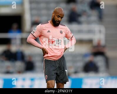 Newcastle, England, 19. Mai 2021. David McGoldrick von Sheffield Utd enttäuschte beim Premier League-Spiel im St. James's Park, Newcastle. Bildnachweis sollte lauten: Darren Staples / Sportimage Credit: Sportimage/Alamy Live News Stockfoto