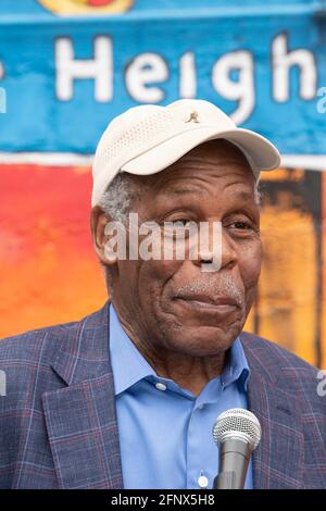 Los Angeles, Kalifornien, USA. Mai 2021. Danny Glover nimmt am 19. Mai 2021 an der Pressekonferenz für den Senator Susan Rubio Senate Bill 805, „Save the Performing Arts Act of 2021“ im CASA 0101 Theatre, Los Angeles, CA Teil.Quelle: Eugene Powers/Alamy Live News Stockfoto