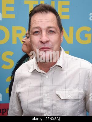 Boyle Heights, Kalifornien, USA. Mai 2021. French Stewart nimmt an der Senatorin Susan Rubio's Senate Bill 805 (SB 805) ''Save the Performing Arts Act of 2021'' Pressekonferenz Teil. Bild: Billy Bennight/ZUMA Wire/Alamy Live News Stockfoto