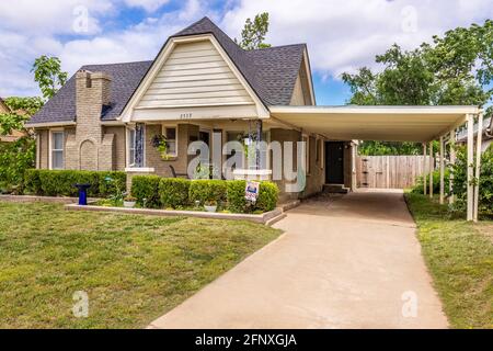 Oklahoma Real Estate Photography Außen- und Innenansicht Stockfoto
