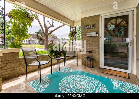 Oklahoma Real Estate Photography Außen- und Innenansicht Stockfoto