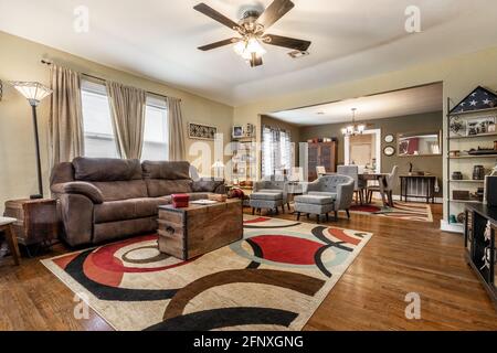 Oklahoma Real Estate Photography Außen- und Innenansicht Stockfoto