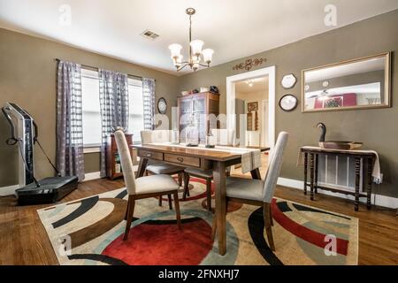 Oklahoma Real Estate Photography Außen- und Innenansicht Stockfoto