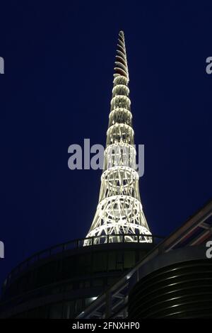 Ausstellungsturm auf dem Messegelände, Österreich, Wien Stockfoto