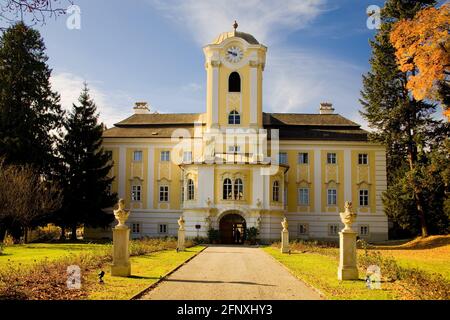 Schloss Rosenau, Österreich, Niederösterreich, Waldviertel, Schloss Rosenau Stockfoto