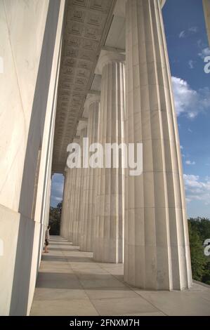 Abraham Lincoln Memorial Stockfoto