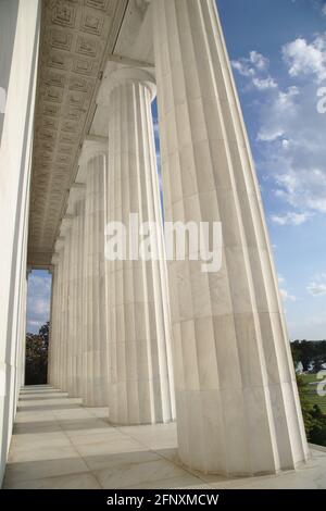 Abraham Lincoln Memorial Stockfoto