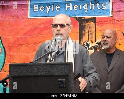 19. Mai 2021: Joe Spano spricht während des Senator Susan Rubio Senats Bill 805 (SB 805) ''Save the Performing Arts Act of 2021'' Pressekonferenz. Bild: Billy Bennight/ZUMA Wire/Alamy Live News Stockfoto