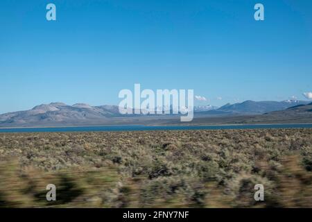 Black Point ist ein Ort, an dem Sie Slot Canyons in der Nähe von Mono Lake in Mono County, CA, USA, finden können. Stockfoto