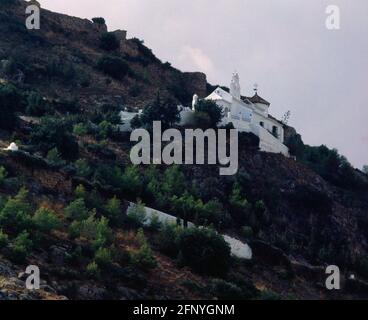 ERMITA DE LA VIRGEN DE LOS REMEDIOS - SIGLO XVII. LAGE: ERMITA DE LA VIRGEN DE LOS REMEDIOS. CARTAMA. Malaga. SPANIEN. Stockfoto