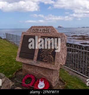 Hommage an das Royal Air Force Coastal Command der 2. Weltkrieg in Schottland, North Berwick, East Lothian, Schottland, Großbritannien Stockfoto