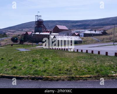 Big Pit National Coal Museum Industrial Heritage Museum Blaenavon Gwent South Wales UK arbeitet Kohlebergwerk von 1880 bis 1980 Eröffnet als Nationalmuseum Stockfoto