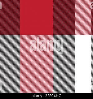 Asymmetrische Plaid strukturiert nahtlose Muster geeignet für Mode-Textilien und Grafiken Stock Vektor