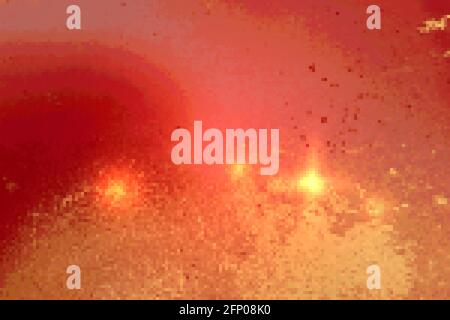 Abstrakter Marmorhintergrund aus Gold, Rot und Rosa mit Funkeln. Vektor-Textur in Alkoholtinte Technik mit Glitzer. Vorlage für Banner, Poster Design. Stock Vektor