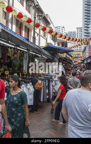 Singapur, Singapur, Asien, Asien; Chinesisches Viertel - Basar, Marktplatz Stockfoto