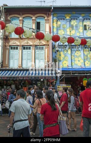 Singapur, Singapur, Asien, Asien; Chinesisches Viertel - Basar, Marktplatz Stockfoto