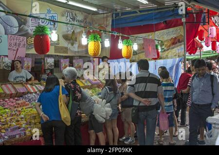 Singapur, Singapur, Asien, Asien; Chinesisches Viertel - Basar, Marktplatz Stockfoto