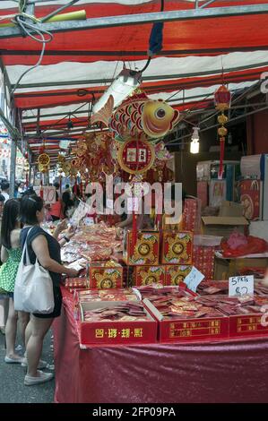 Singapur, Singapur, Asien, Asien; Chinesisches Viertel - Basar, Marktplatz Stockfoto