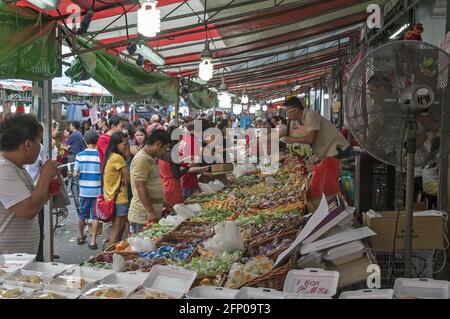 Singapur, Singapur, Asien, Asien; Chinesisches Viertel - Basar, Marktplatz Stockfoto