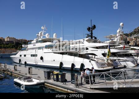 Monte-Carlo, Monaco. Mai 2021. Hafen von Monaco, F1 Grand Prix von Monaco auf dem Circuit de Monaco am 20. Mai 2021 in Monte-Carlo, Monaco. (Foto von HOCH ZWEI) Quelle: dpa/Alamy Live News Stockfoto