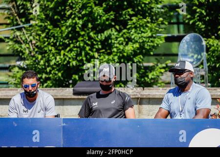 Tennis Club Parma, Parma, Italien, 20. Mai 2021, Cori Gauff Trainer und Team während der WTA 250 Emilia-Romagna Open 2021, Tennis Internationals - Foto Roberta Corradin / LM Stockfoto