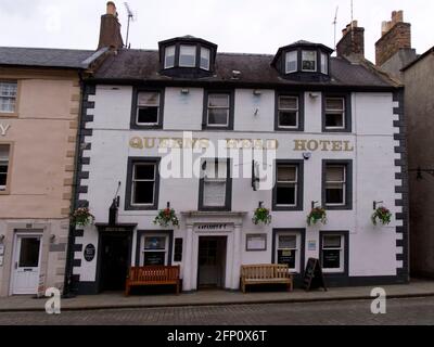 Queens Head Hotel, Kelso, Scottish Borders, Schottland, Großbritannien Stockfoto