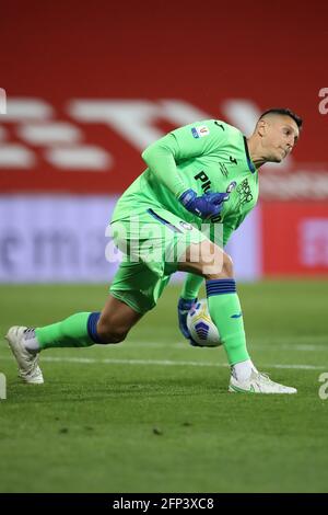 Reggio Emilia, Italien. Mai 2021. Pierluigi Gollini von Atalanta während des Coppa Italia-Spiels im Mapei-Stadion - Cittˆ del Tricolore, Sassuolo. Bildnachweis sollte lauten: Jonathan Moscrop/Sportimage Kredit: Sportimage/Alamy Live News Stockfoto