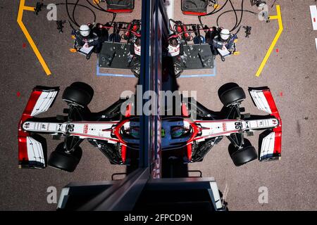 99 GIOVINAZZI Antonio (ita), Alfa Romeo Racing ORLEN C41, Aktion während der Formel-1-Weltmeisterschaft 2021, großer Preis von Monaco vom 20. Bis 23. Mai in Monaco - Foto Antonin Vincent / DPPI / LiveMedia Stockfoto