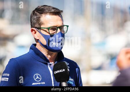 DEMAISON Francois Xavier, Technischer Direktor von Williams Racing F1, Porträt während der Formel 1-Weltmeisterschaft 2021, großer Preis von Monaco vom 20. Bis 23. Mai in Monaco - Foto Antonin Vincent / DPPI / LiveMedia Stockfoto