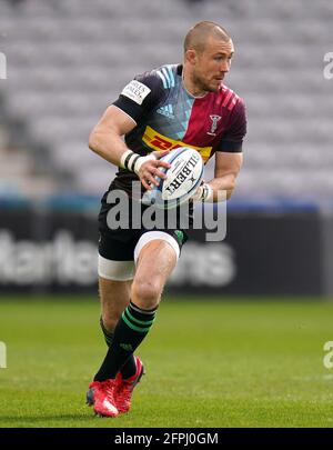 Aktenfoto vom 09-05-2021 von Harlequins' Mike Brown. Ausgabedatum: Donnerstag, 20. Mai 2021. Stockfoto
