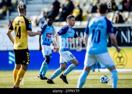 Horsens, Dänemark. Mai 2021. Mads Albaek (90) aus Soenderjyske beim 3F Superliga-Spiel zwischen AC Horsens und Soenderjyske in der Casa Arena in Horsens. (Foto: Gonzales Photo/Alamy Live News Stockfoto